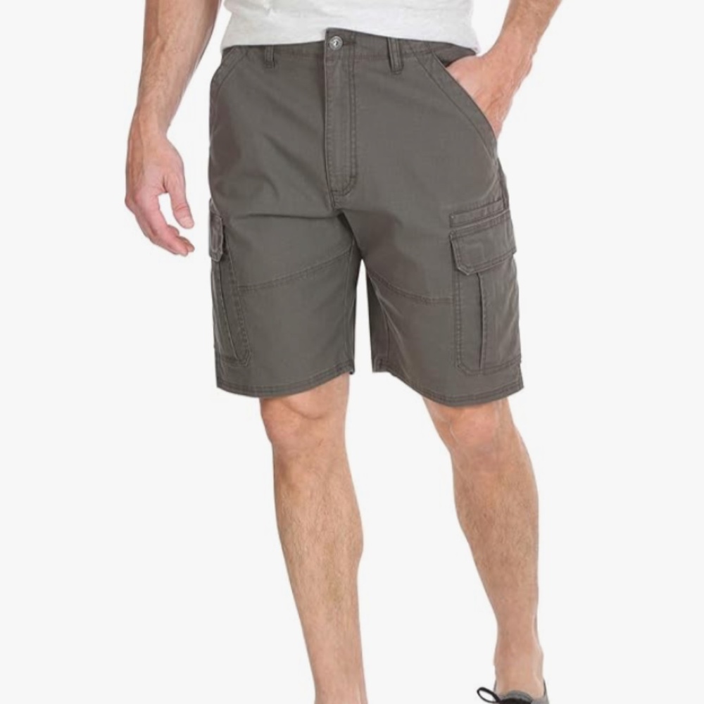 Men's Classic Cargo Stretch Relaxed Fit Short Olive Drab Rips…